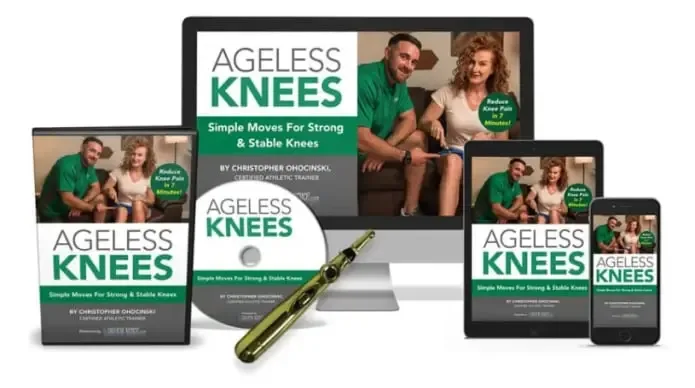Ageless Knees supplement bottle