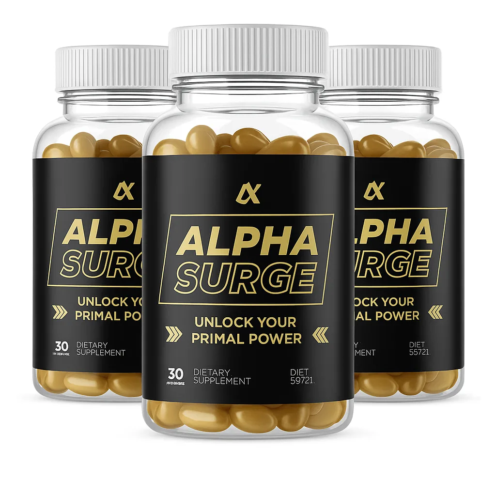 Alpha Surge supplement bottle