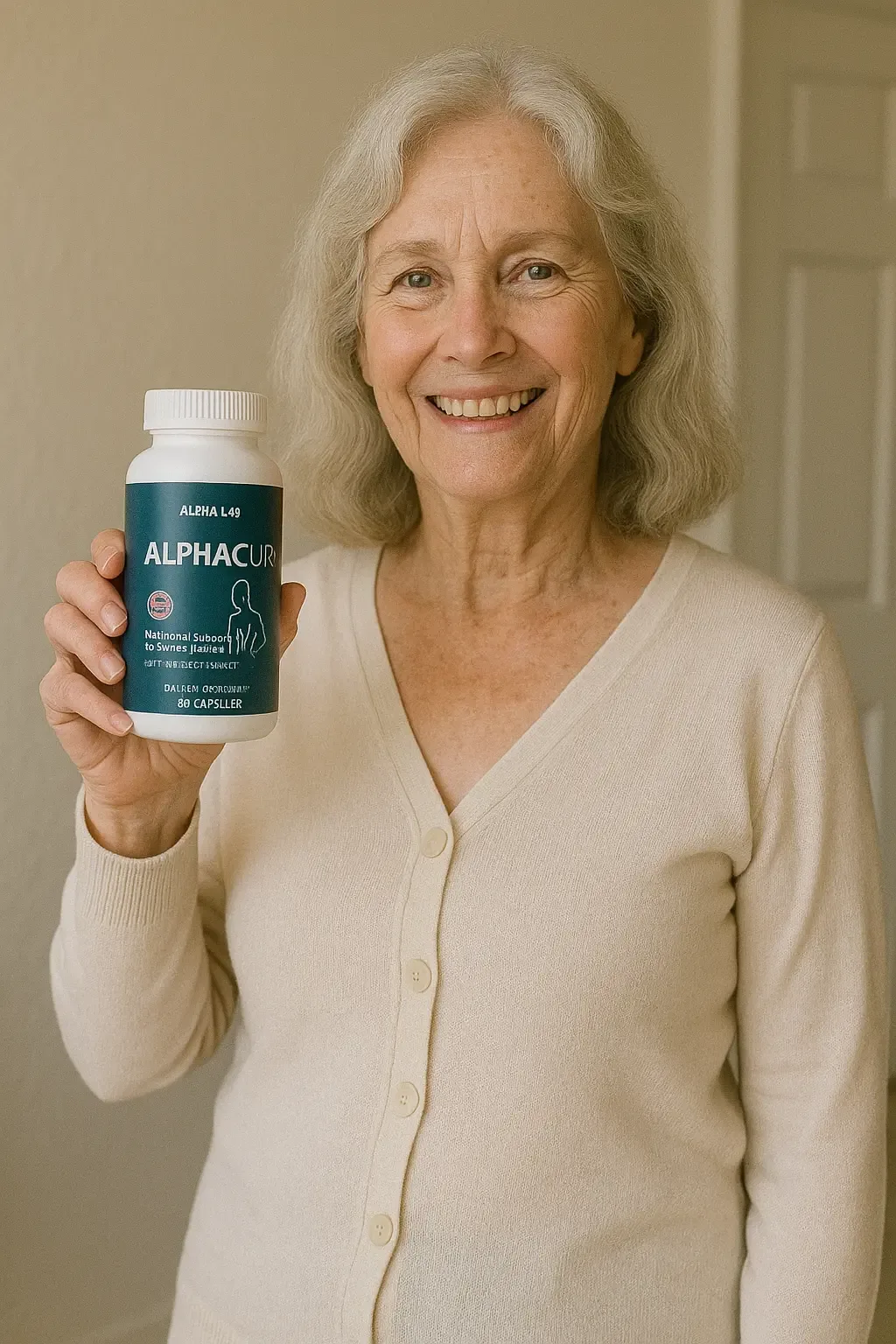 AlphaCur supplement bottle