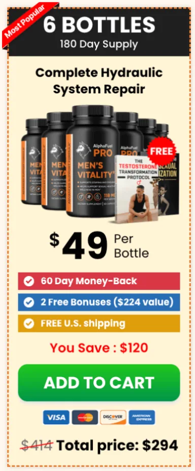 AlphaFuel Pro supplement bottle