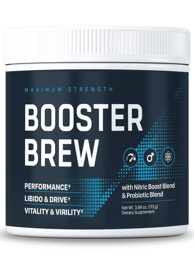 Booster Brew supplement bottle