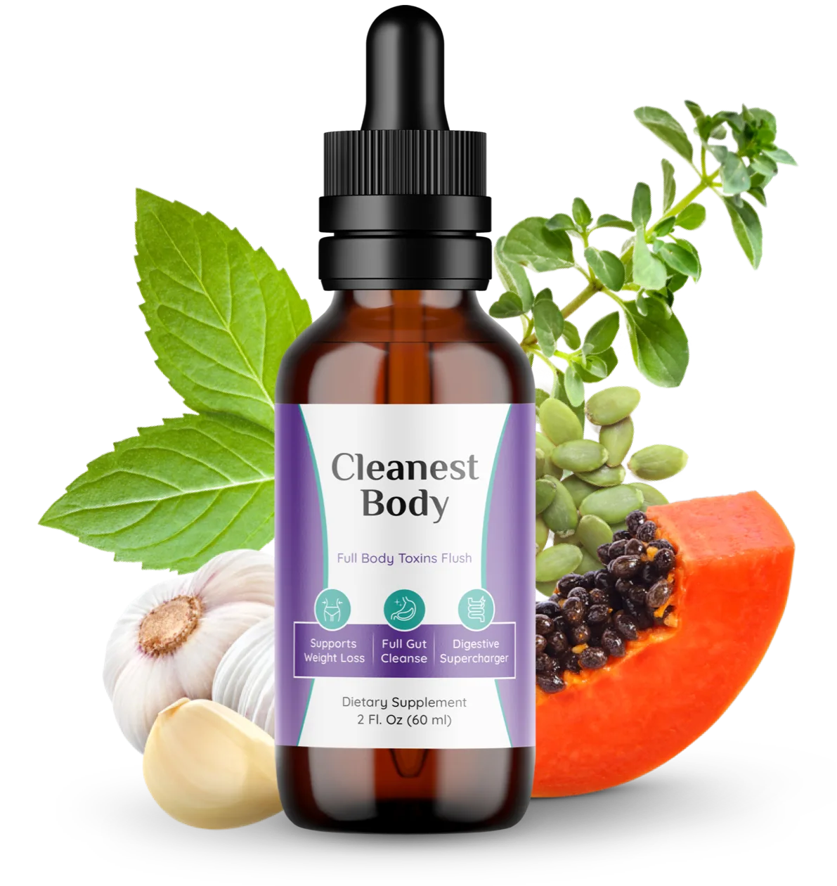 Cleanest Body supplement bottle
