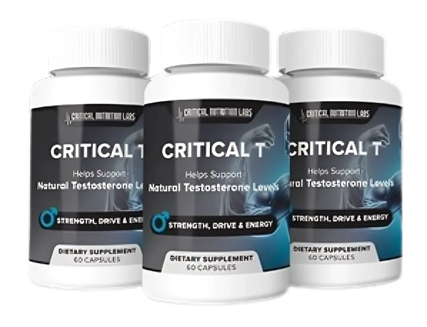 Critical T supplement bottle