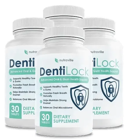 DentiLock supplement bottle