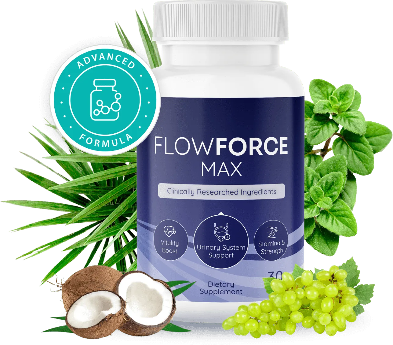 FlowForce Max supplement bottle