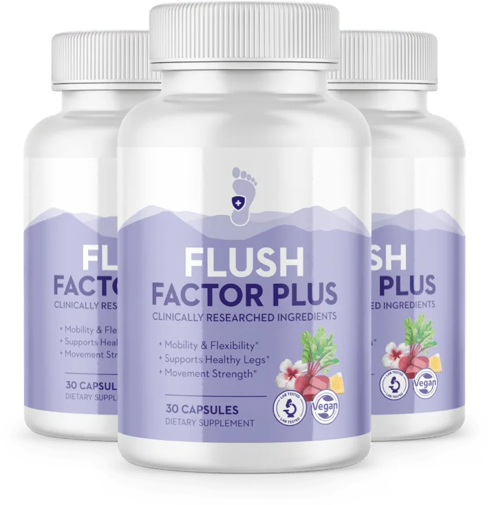 Flush Factor Plus supplement bottle