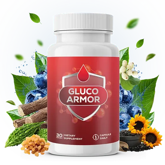 Gluco Armor supplement bottle