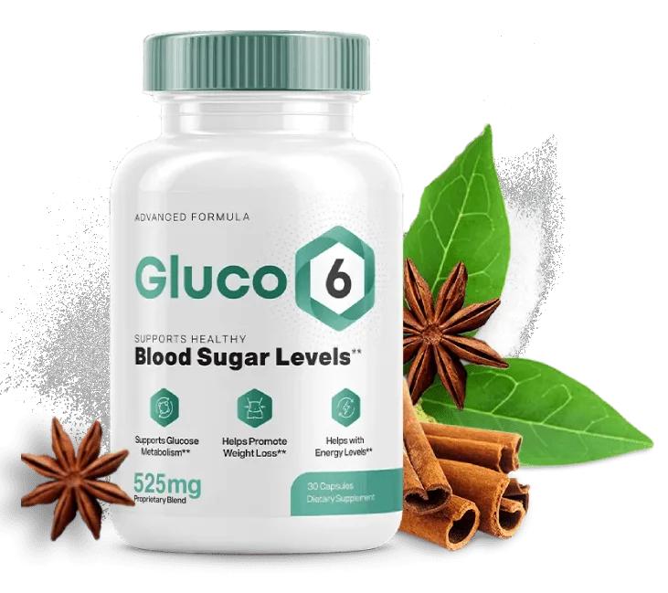 Gluco6 supplement bottle