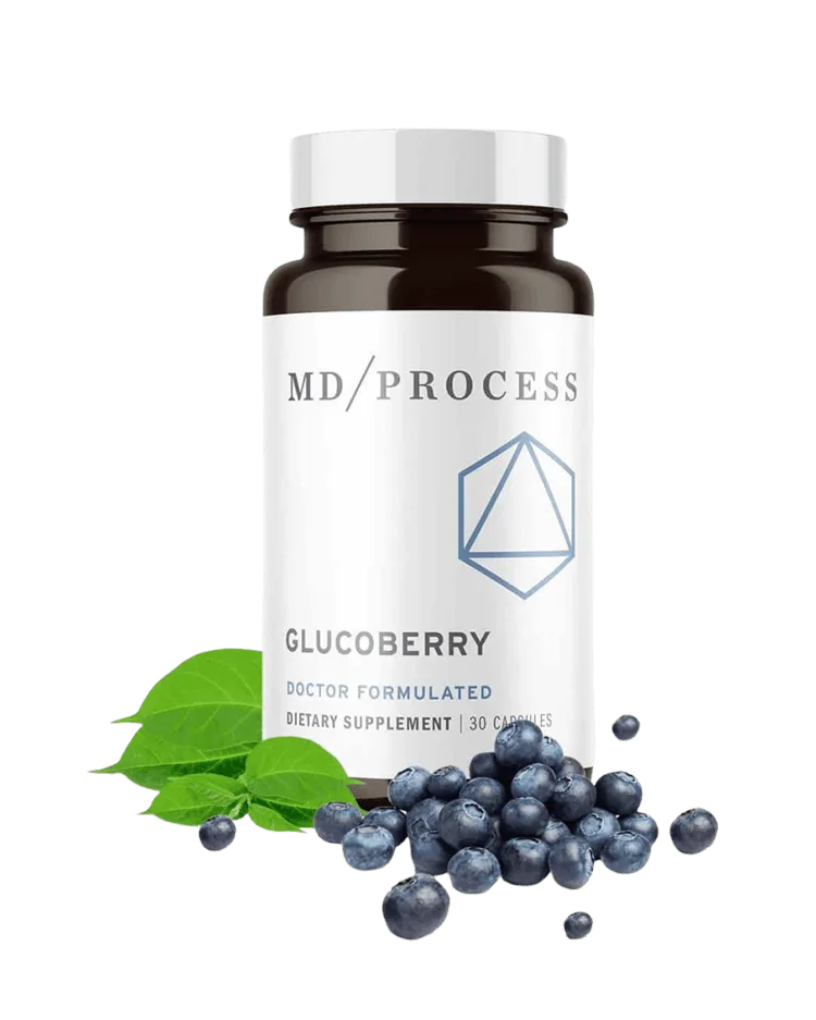 Glucoberry supplement bottle