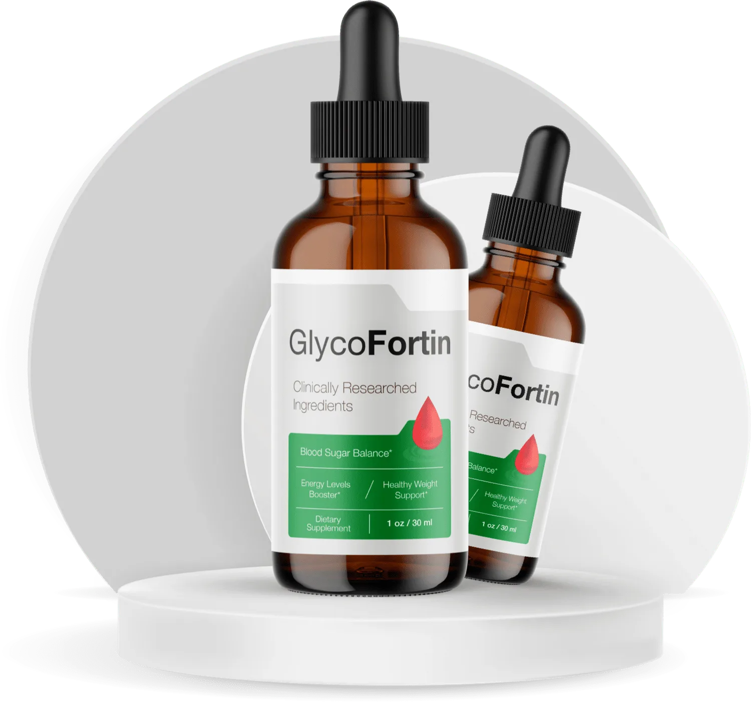 GlycoFortin supplement bottle
