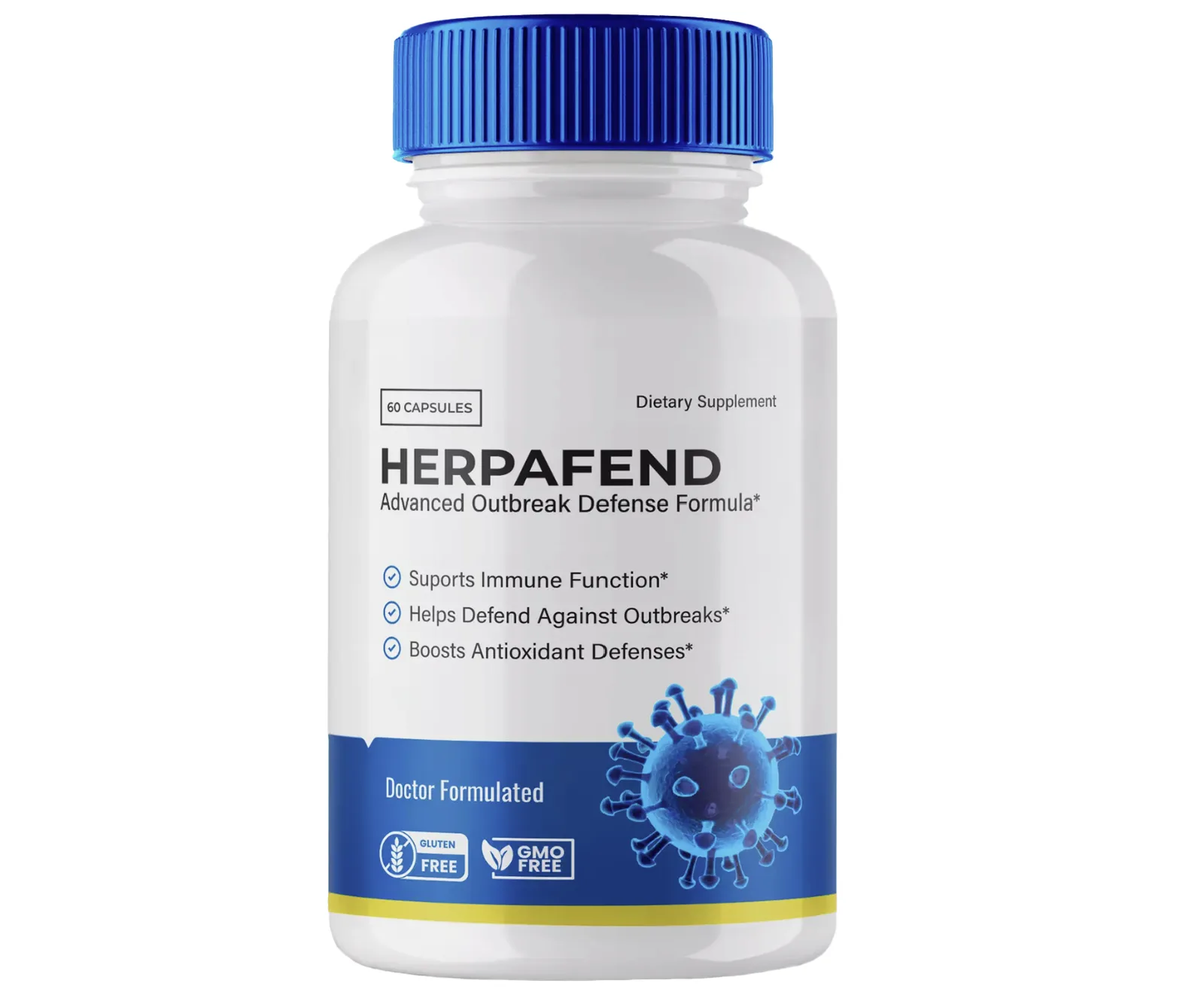 HerpaFend supplement bottle