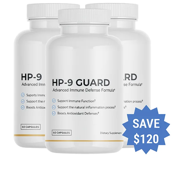 HP9 Guard supplement bottle