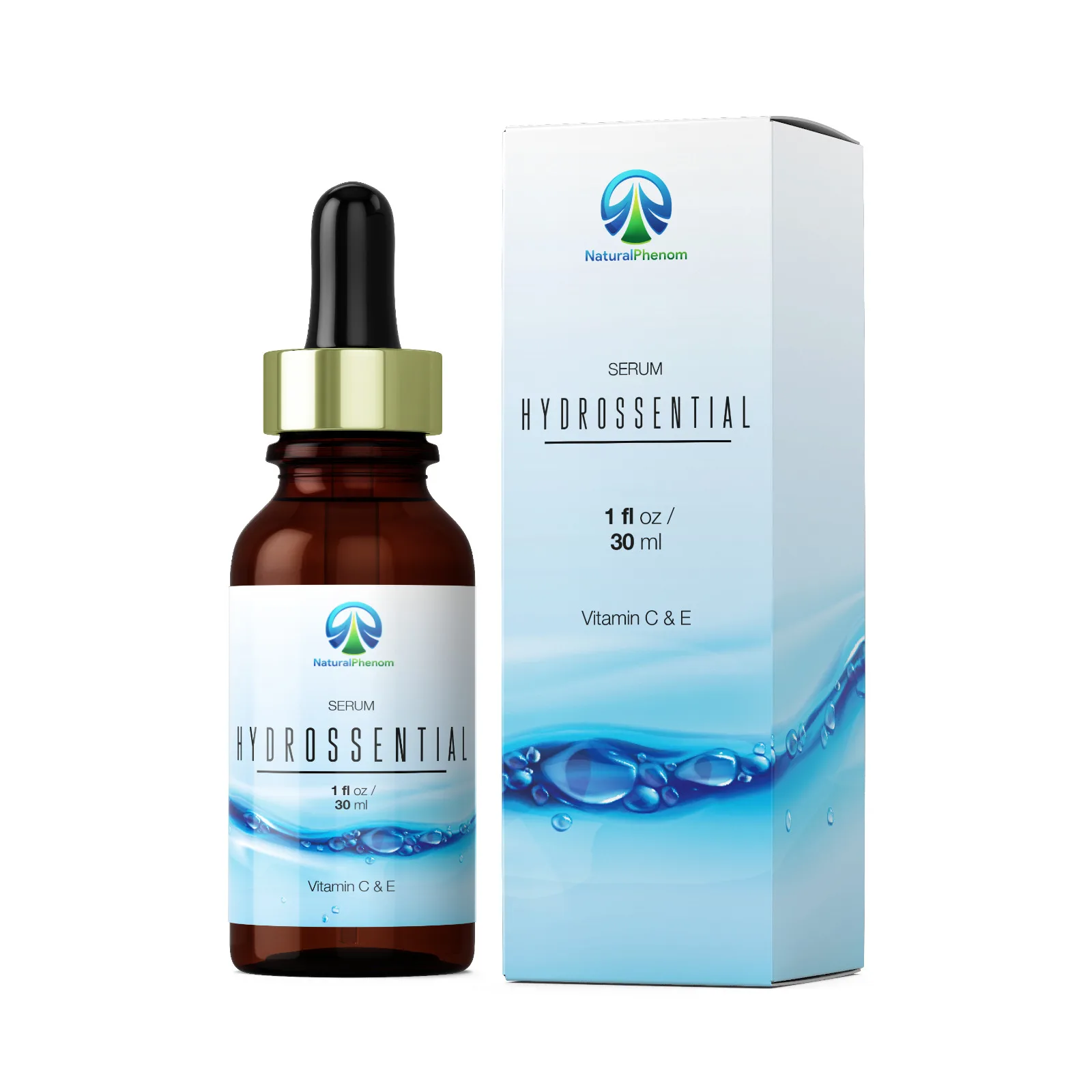Hydrossential supplement bottle