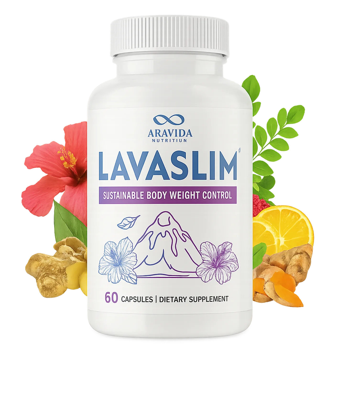 Lavaslim supplement bottle