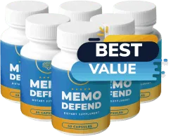 Memodefend supplement bottle