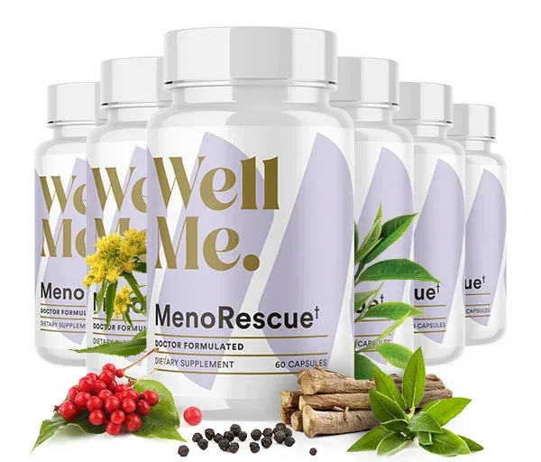 Menorescue supplement bottle