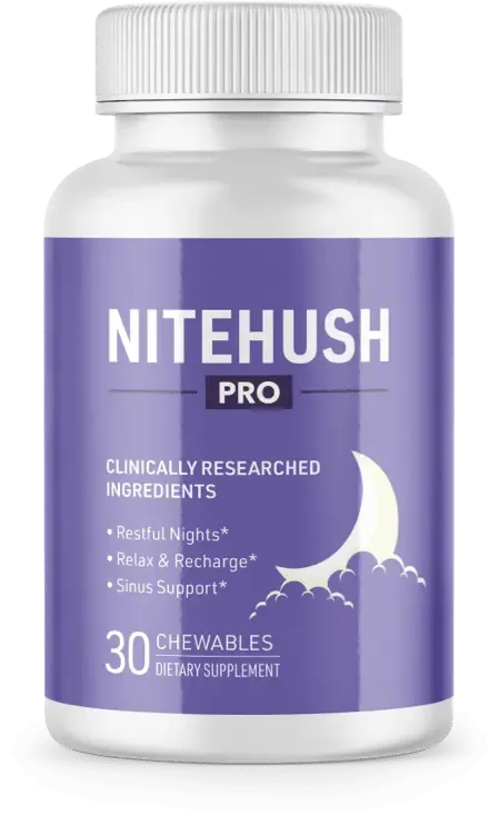 Nitehush Pro supplement bottle