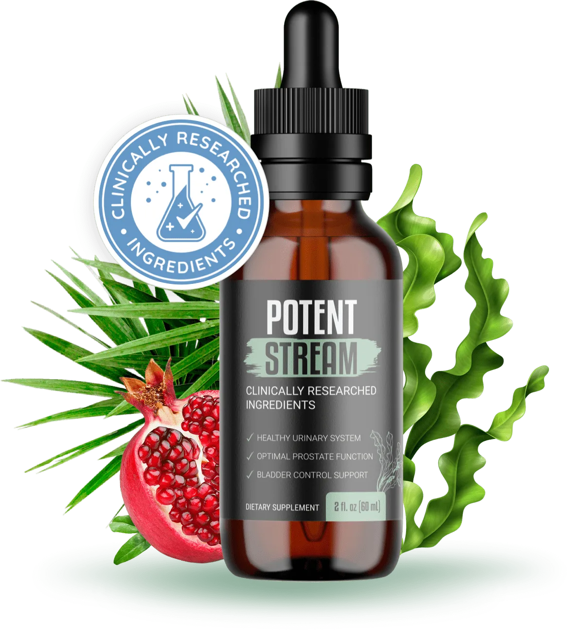 Potentstream supplement bottle