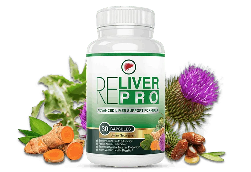Reliver Pro supplement bottle