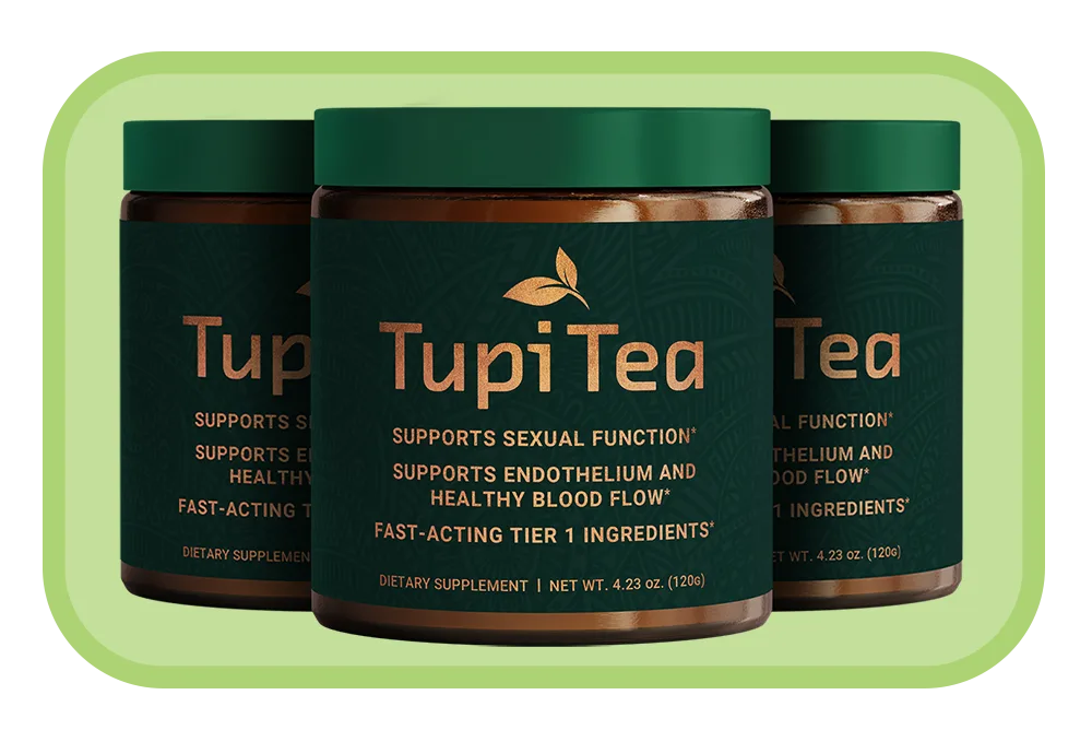Tupi Tea supplement bottle