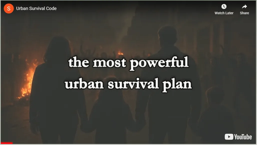 Urban Survival Code supplement bottle