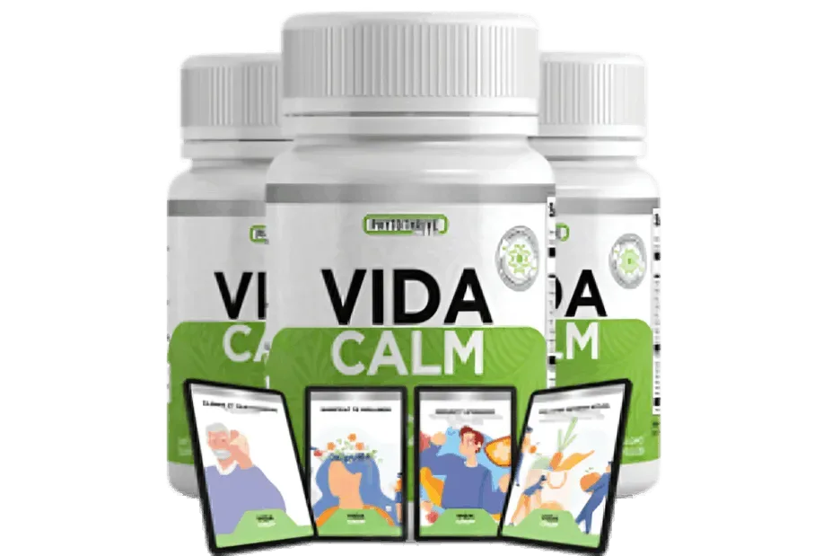 Vidacalm supplement bottle