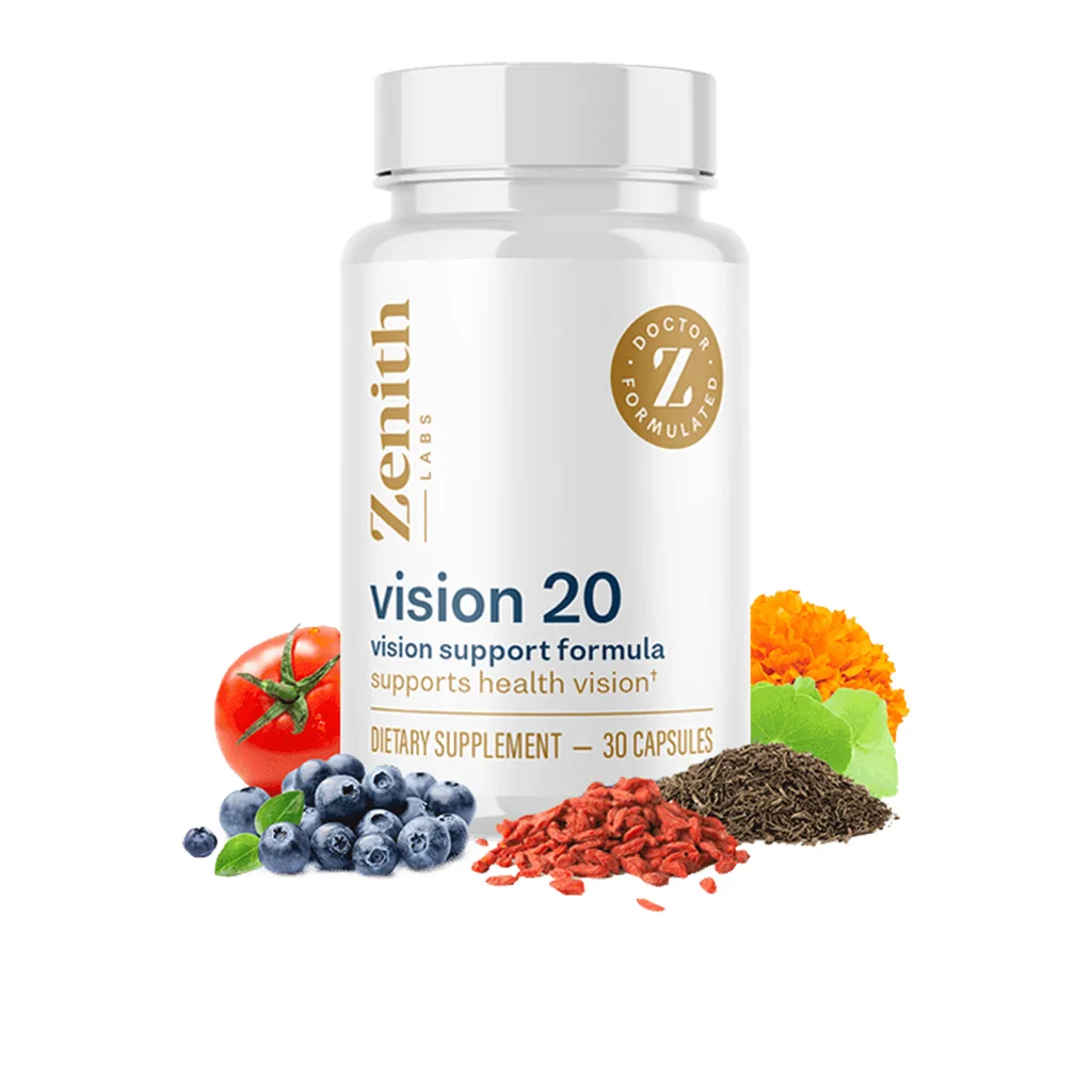 Vision 20 supplement bottle
