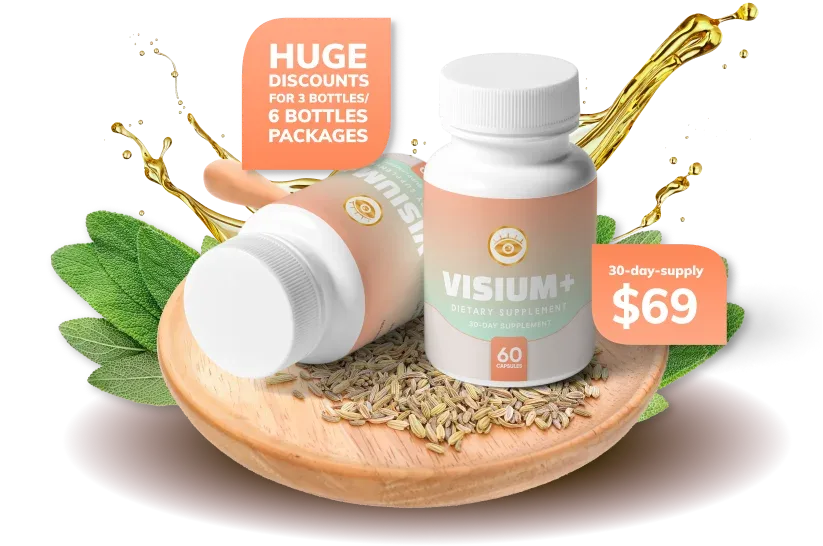 Visium Plus supplement bottle